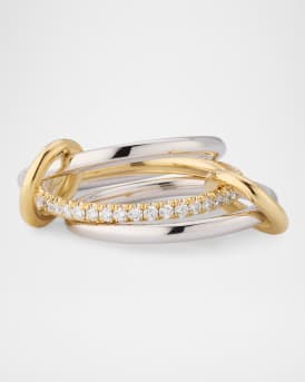 Sonny Two-Tone Ring with Diamonds