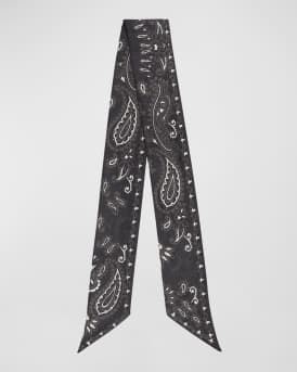 Journey Paisley Silk Twill Scarf 