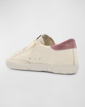 Superstar Glitter Leather Low-Top Sneakers