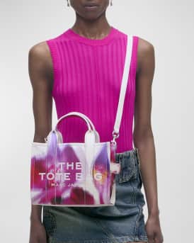 The Future Floral Leather Small Tote Bag