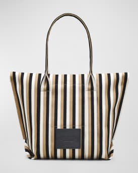 The Striped Jacquard Beach Tote Bag