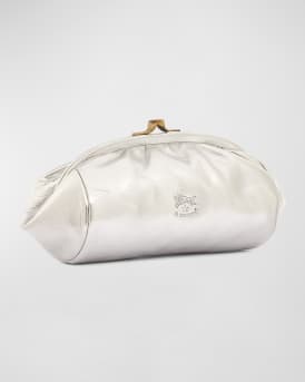 Maniuela Leather Clutch Bag