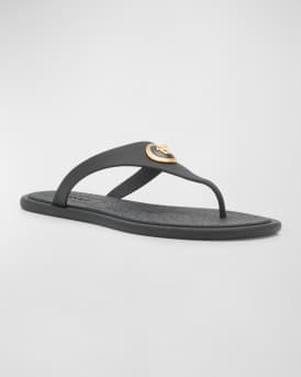 Alia Medusa Rubber Thong Sandals