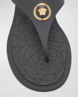 Alia Medusa Rubber Thong Sandals
