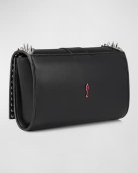 Giddy Paloma Buckle Spike Leather Clutch Bag