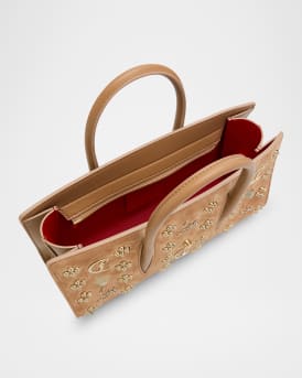 Paloma Loubinthesky Spike Suede Top-Handle Bag