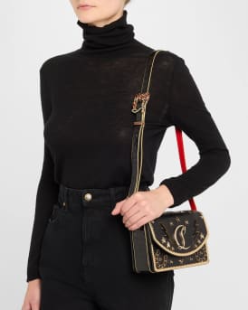 Giddy Loubi54 Small Embossed Crossbody Bag