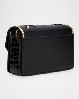 Giddy Loubi54 Small Embossed Crossbody Bag