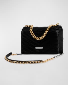 Edie Mini Quilted Leather Chain Crossbody Bag