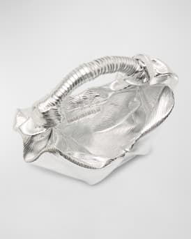 Lopsy Metallic Top-Handle Bag