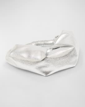 Lopsy Metallic Top-Handle Bag