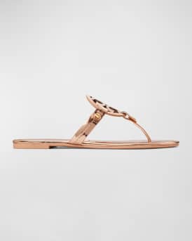 Miller Metallic Logo Thong Sandals
