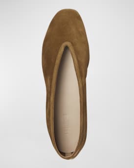 Luna Suede Ballerina Flats