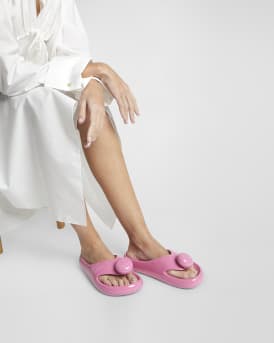 Pebble Foam Toe-Post Slide Sandals
