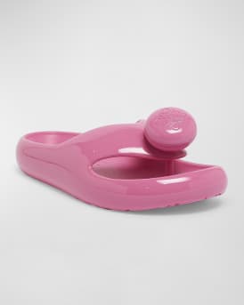 Pebble Foam Toe-Post Slide Sandals