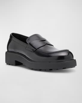 Men's Diapason Leather Penny Loafers