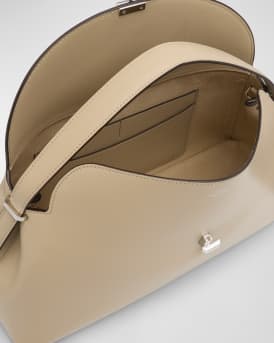 T-Lock Leather Top-Handle Bag