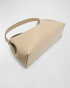 T-Lock Leather Top-Handle Bag