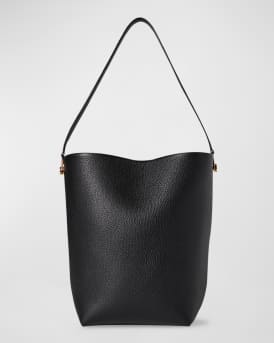 Hook Small N/S Tote Gold in Lux Grained Calfskin