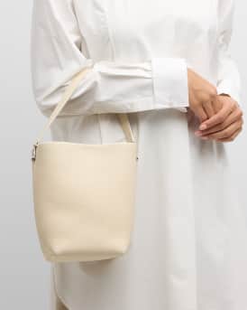 Hook Small N/S Tote Gold in Lux Grained Calfskin