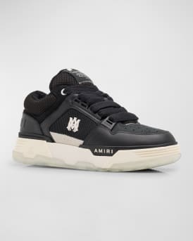 Men's MA-1 Leather & Mesh Low-Top Sneakers