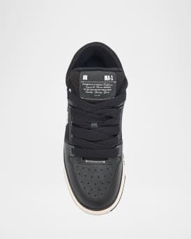 Men's MA-1 Leather & Mesh Low-Top Sneakers