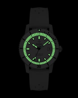 Men's Compression Diver II Automatic Rubber-Strap Watch, 40mm