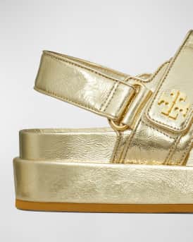 Kira Metallic Dual-Band Sport Sandals