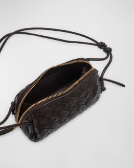 Zip Leather Pouch Shoulder Bag