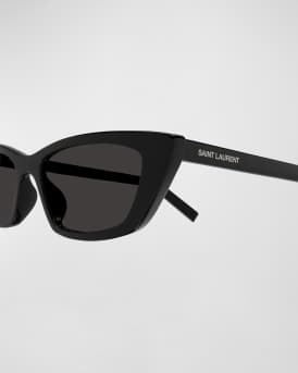 Sleek Acetate Cat-Eye Sunglasses 