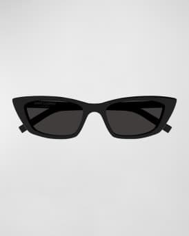 Sleek Acetate Cat-Eye Sunglasses 
