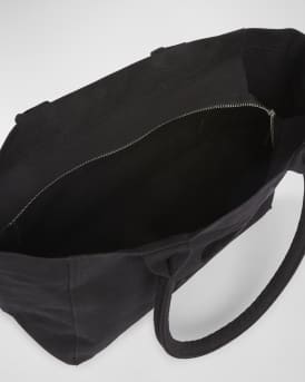 Yenky Zip Canvas Cotton Tote Bag
