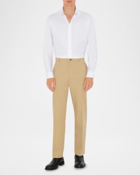 Men's Straight Fit Flat-Front Safari Pants