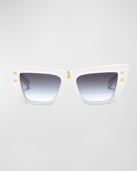 B-Eye Gradient Acetate Cat-Eye Sunglasses 