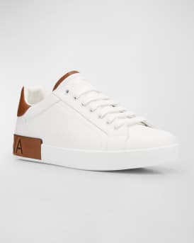 Men's Portofino Calfskin Low-Top Sneakers