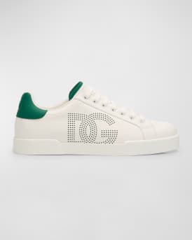 Men's Bicolor Leather DG Sneakers