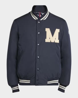Men's Lateltin Padded Varsity Bomber Jacket