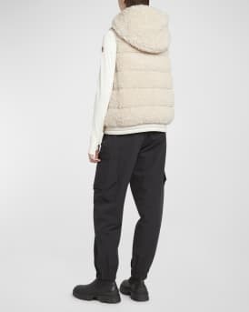 Teddy Fleece Puffer Vest