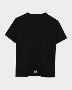 Boy's Contrast Logo-Print T-Shirt, Size 8-14