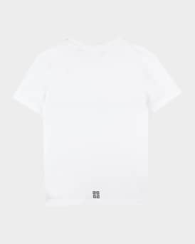  Boy's Contrast Logo-Print T-Shirt, Size 4-6