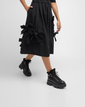 Monolith Nylon Shearling Hiker Boots