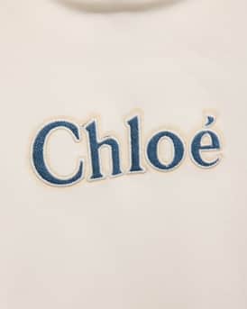  Girl's Denim Embroidered Logo-Print Denim Dress, Size 8-14