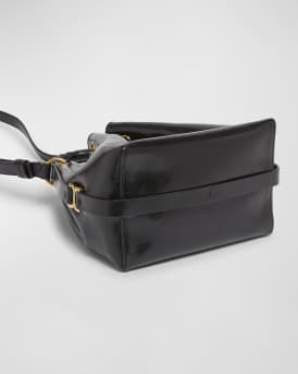 Marcie Bucket Bag in Shiny Calfskin
