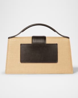 Le Grand Bambino Woven Top-Handle Bag