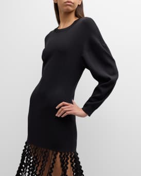 Wallis Fringe Knit Midi Dress