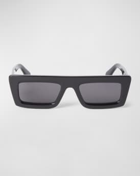 Men's Ontario Acetate Rectangle Sunglasses