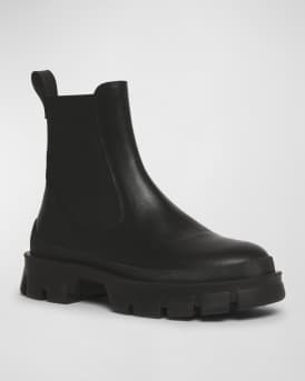 Hevea Leather Chelsea Ankle Booties