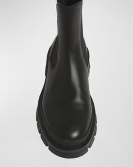 Hevea Leather Chelsea Ankle Booties