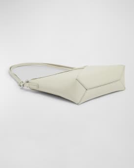 Puzzle Fold Leather Pouch Shoulder Bag