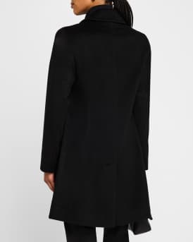 Double-Breasted Cashmere Peacoat